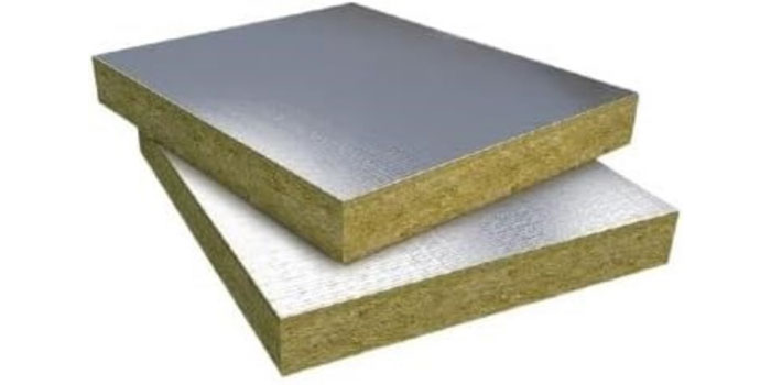 High-density rock wool panels for thermal and acoustic insulation