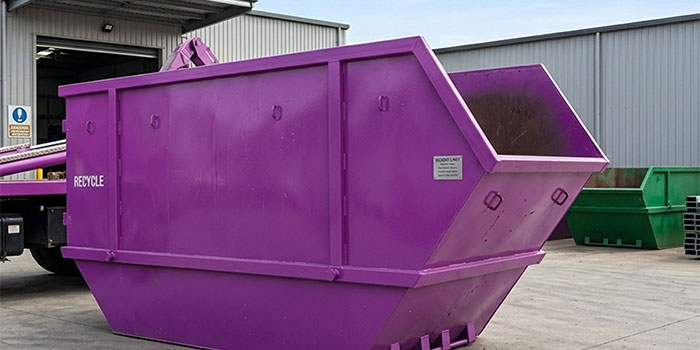 Heavy-duty waste skips for construction and industrial waste management